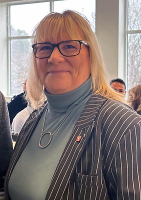 Foto på Stina Lundgren, kommunstyrelsens ordförande